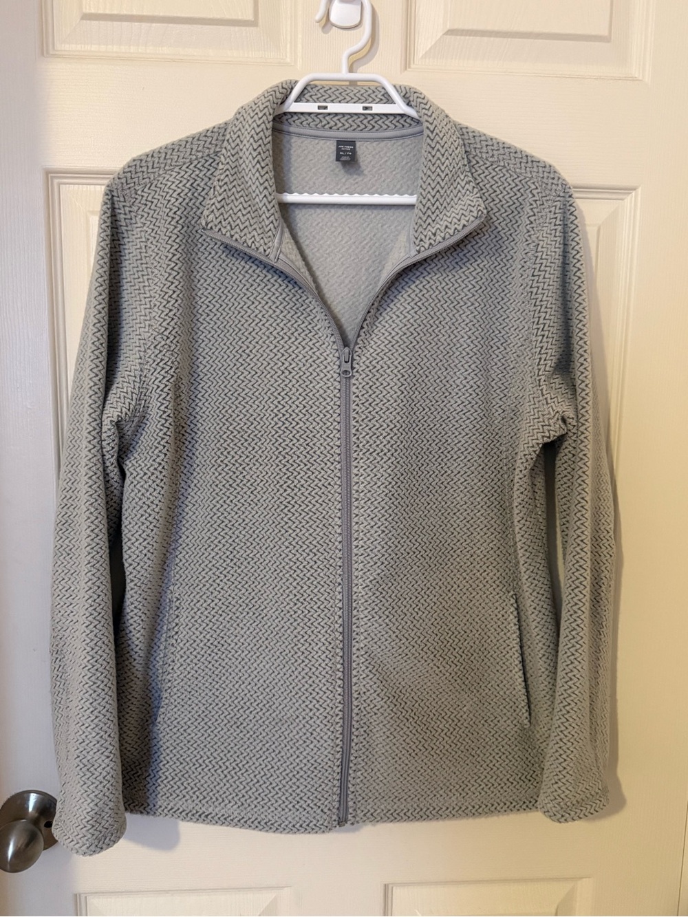 Joe Fresh Light Gray Fleece Active zip up